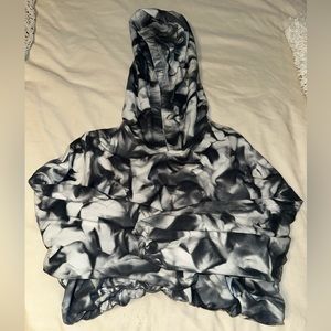Lululemon cropped marbled hoodie